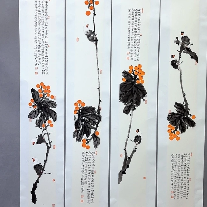 国画亲笔手绘放心去藏