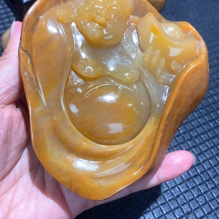 石英质玉（黄龙玉）未镶嵌手链