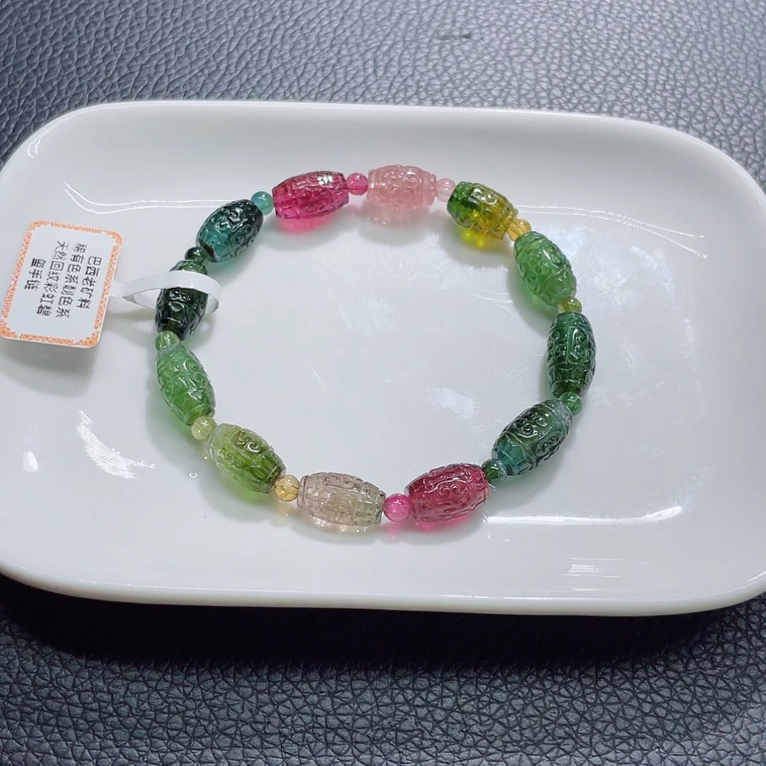 未镶嵌手链碧玺碧玺手链