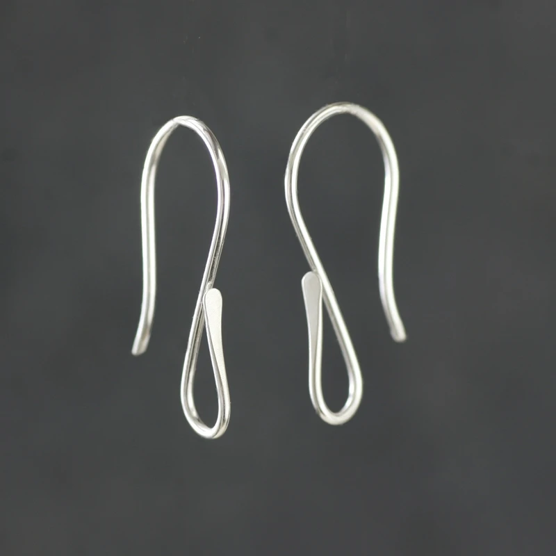 合金耳饰 金色耳钩原创设计特色手工纯银耳钩防过敏手作配饰件