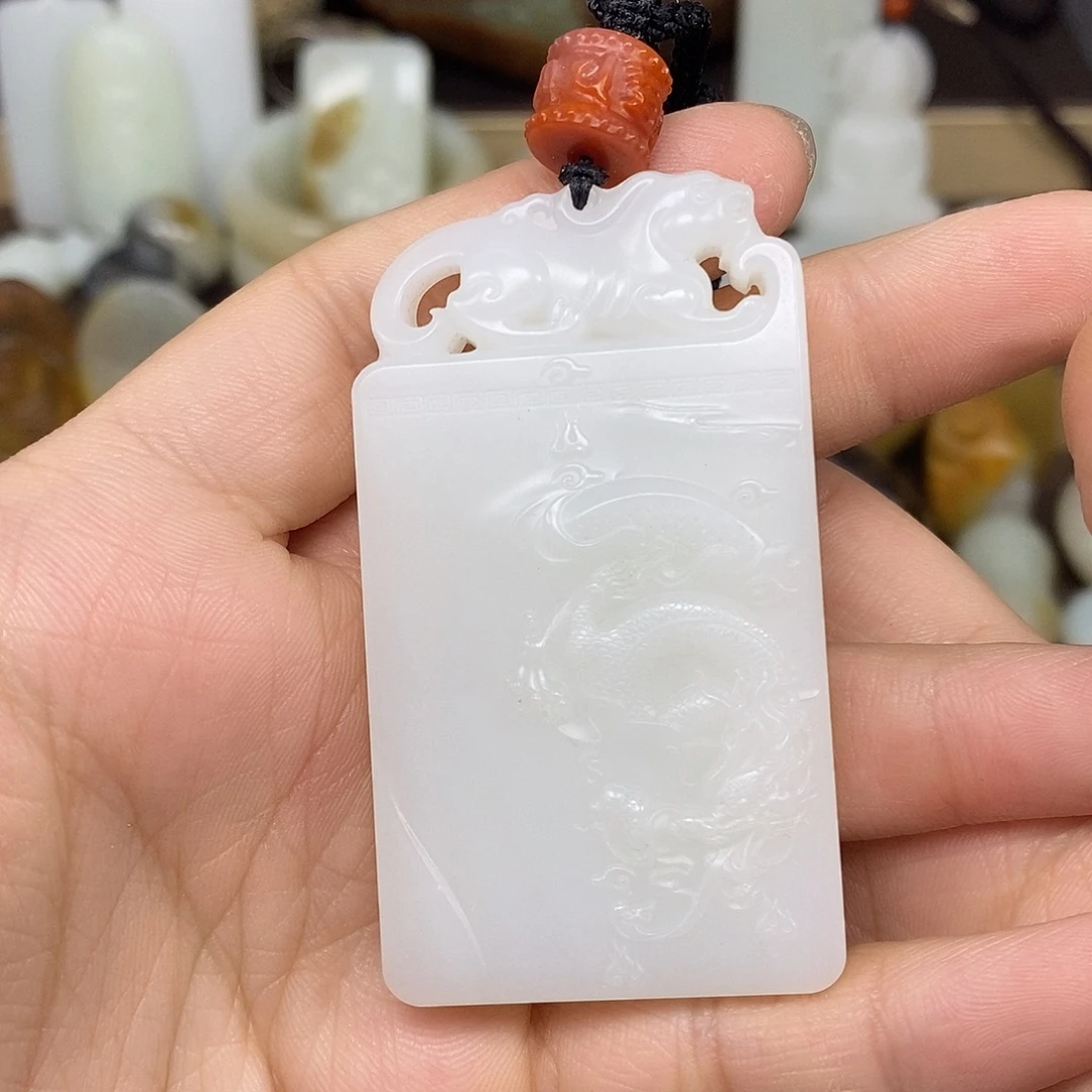 和田玉未镶嵌颈饰43