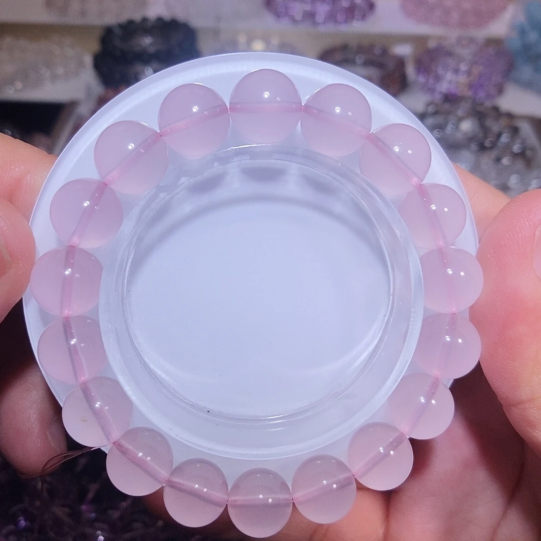 未镶嵌水晶手链马粉全净体11mm
