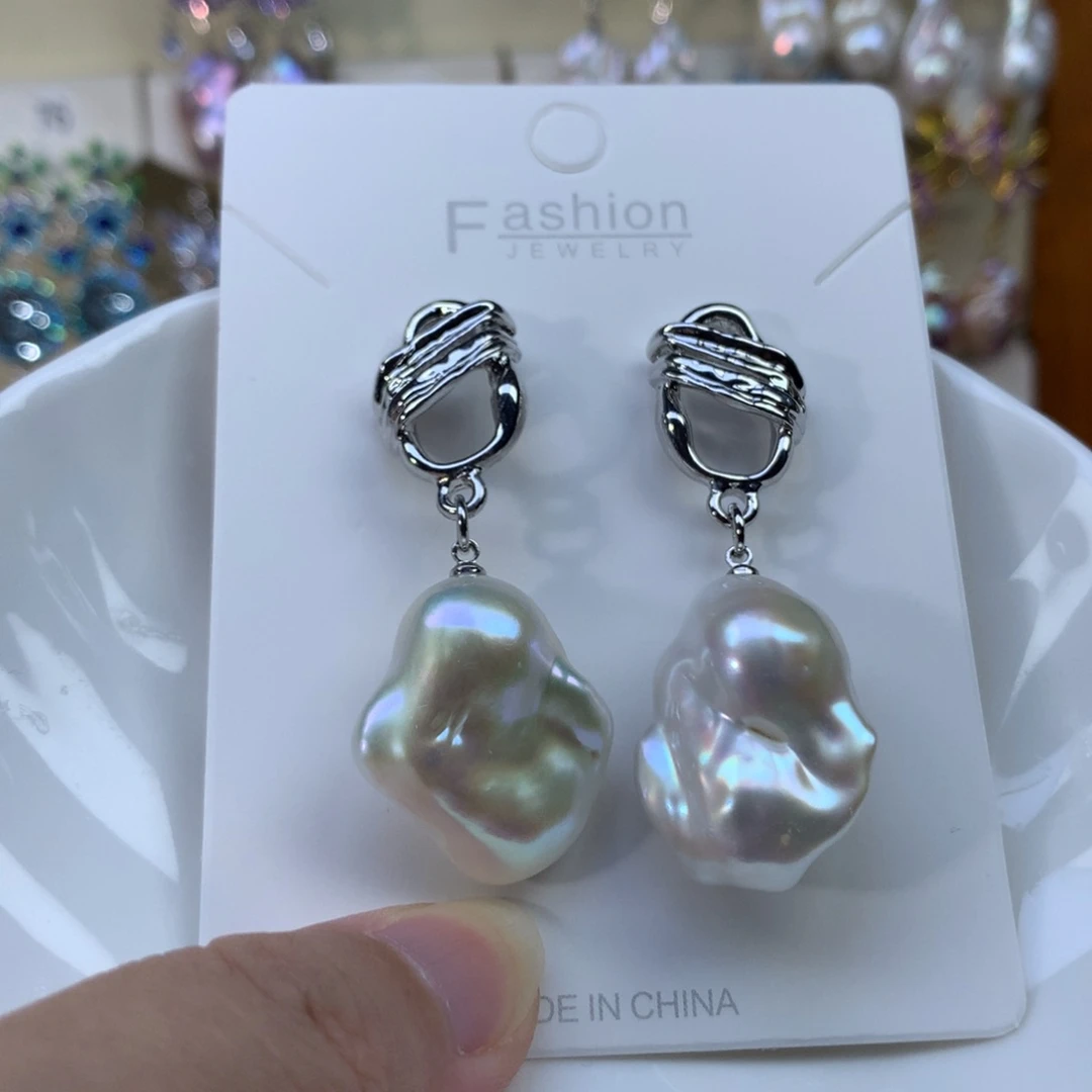 合金淡水珍珠耳饰特价2668