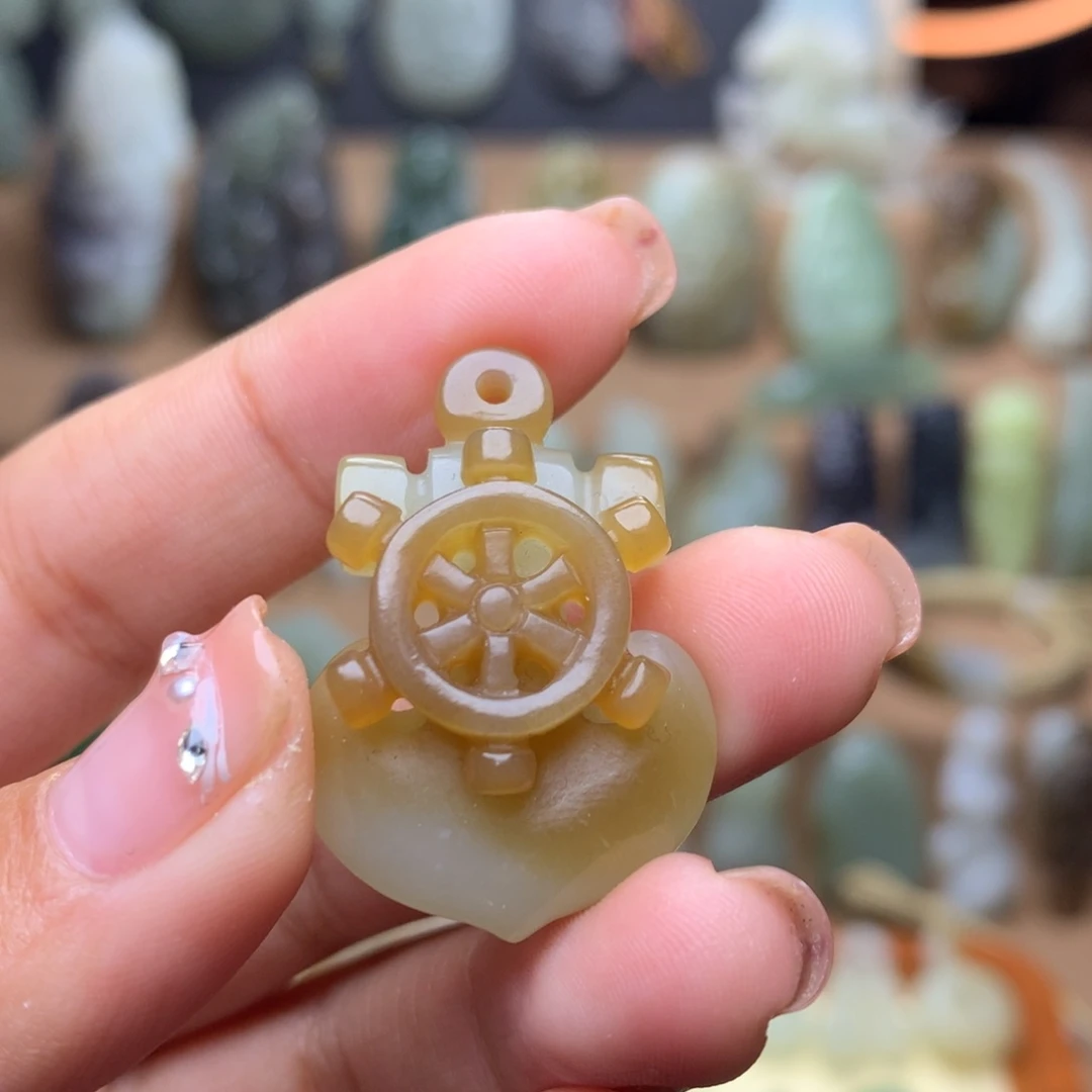 和田玉挂件未镶嵌亦**M