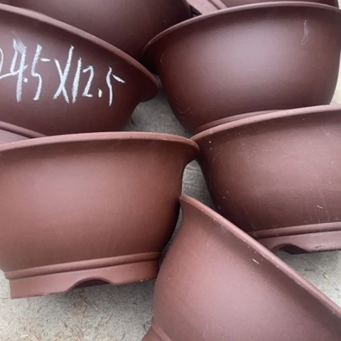 紫砂花盆100-7。