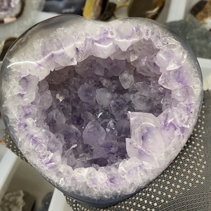 珠宝半成品紫晶未镶嵌