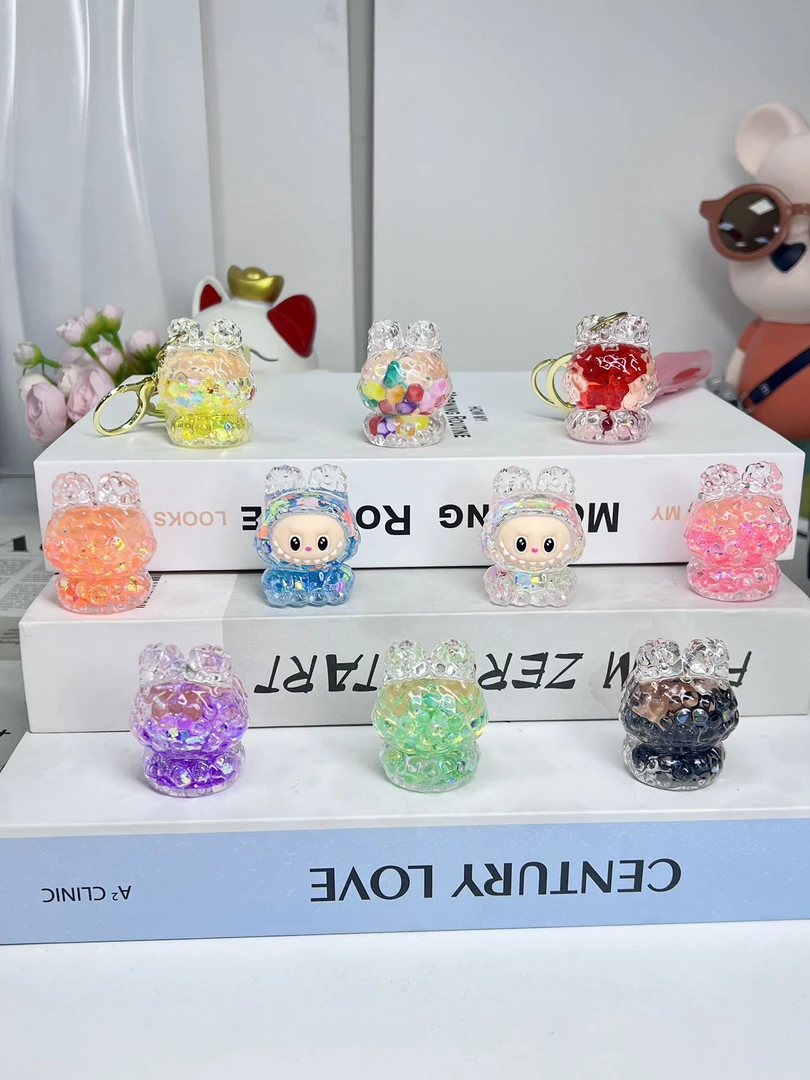 【马卡龙奶豆布布】小布布奶豆流沙摆件彩色万能色