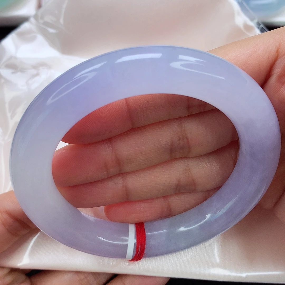 未镶嵌手镯翡翠57.5 紫霞仙子