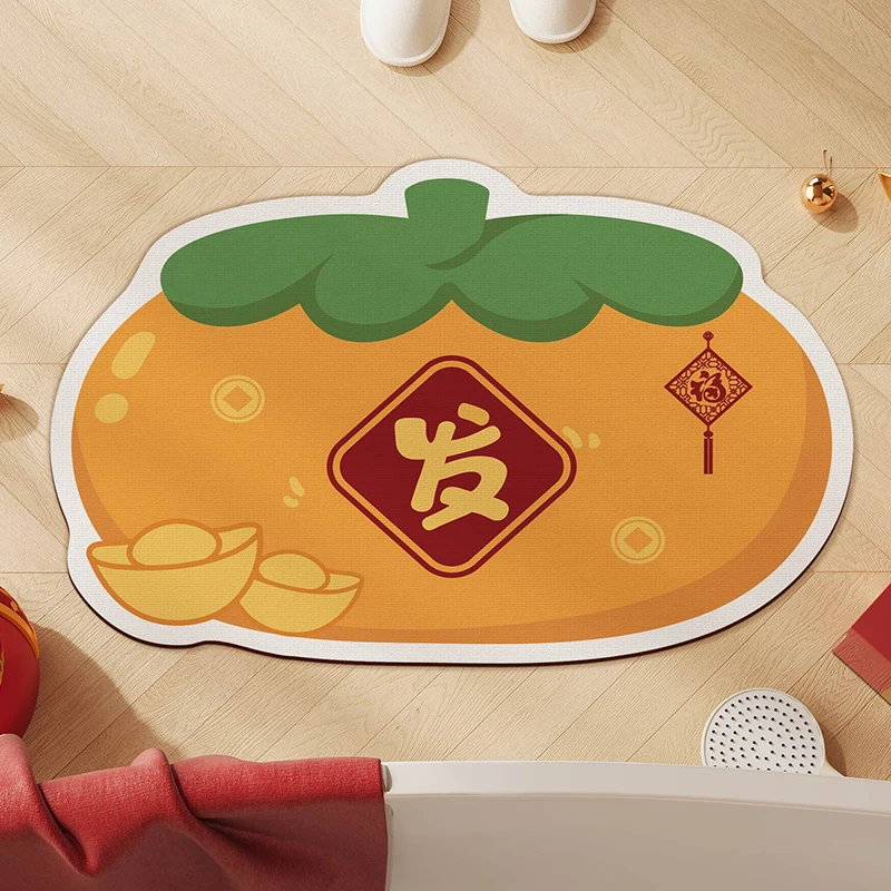 红福袋财多多软硅藻泥地垫居家好物脚垫卫生间浴室洗手间门口地垫