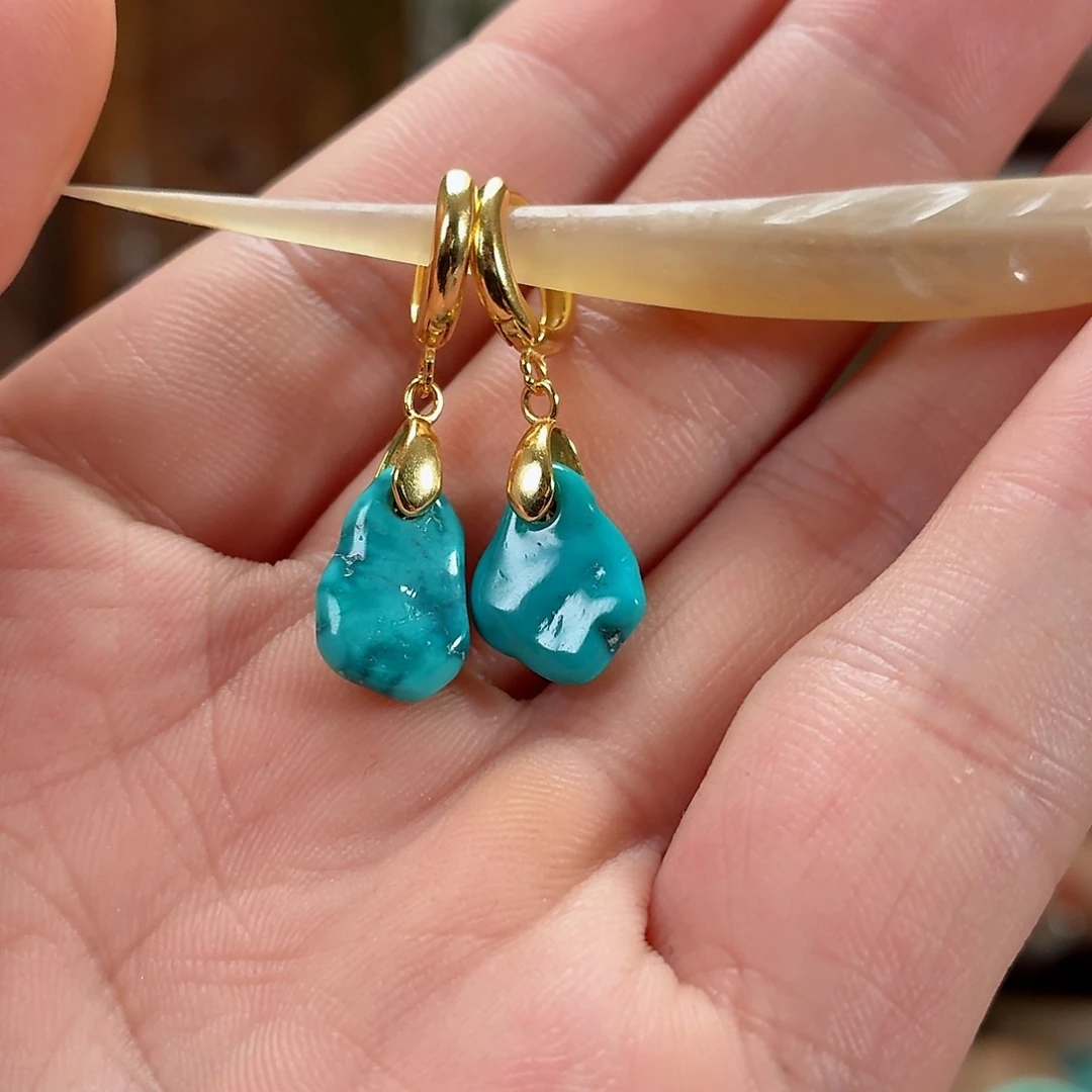 银S925镶嵌绿松石珠宝奇石