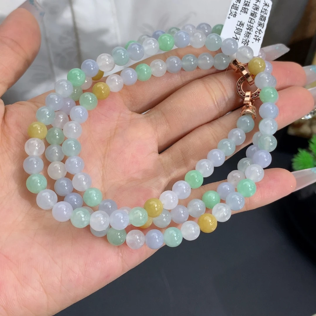 未镶嵌手链翡翠卡6胶润多宝项链