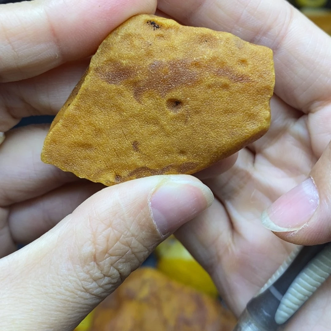 定制琥珀未镶嵌花*乐胖