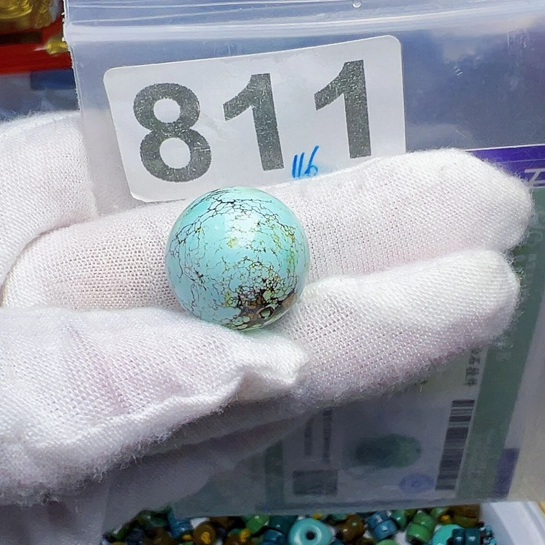 绿松石珠宝奇石未镶嵌玉**兰