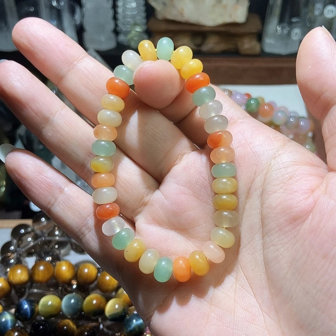水晶手链未镶嵌8m金丝玉手串