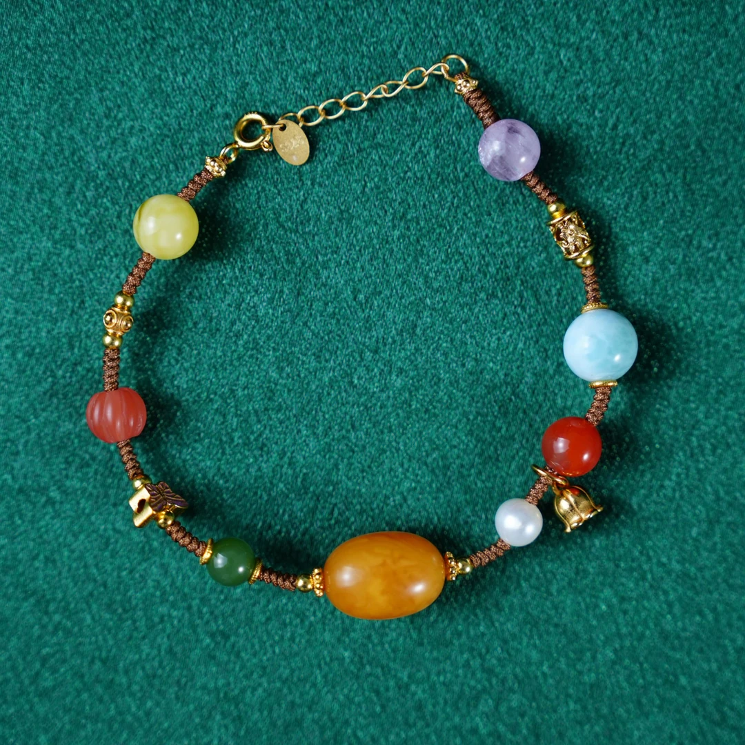 玉夫人<焕彩凝福>多宝手串