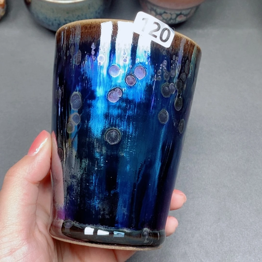 茶盏建窑建盏主人杯微瑕120