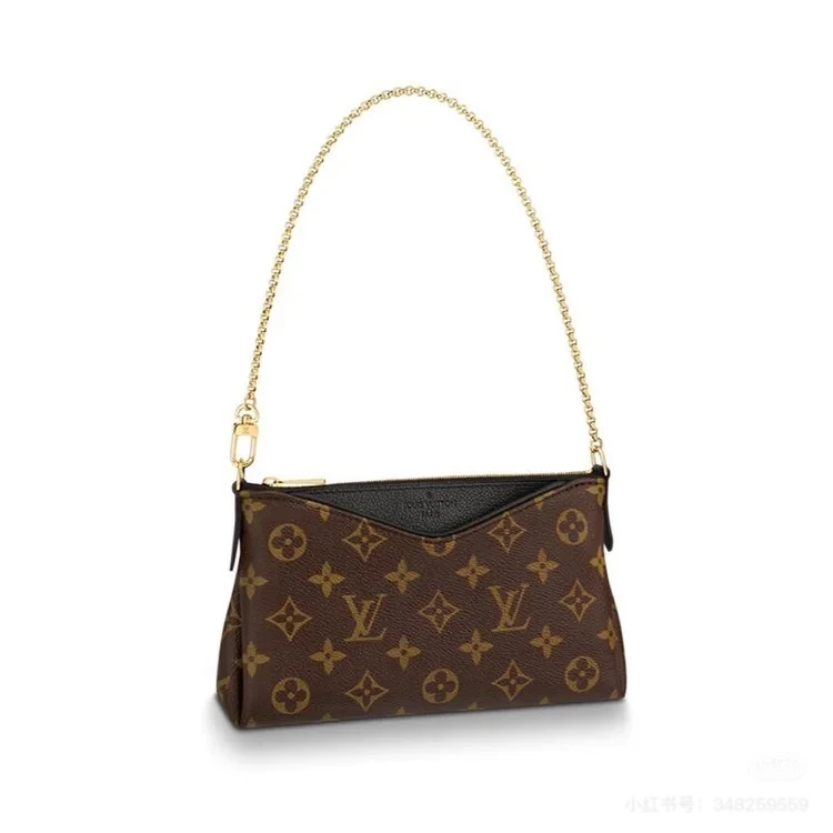99新 LouisVuitton/路易威登 嘉嘉 LV传奇信封 mini 黑色