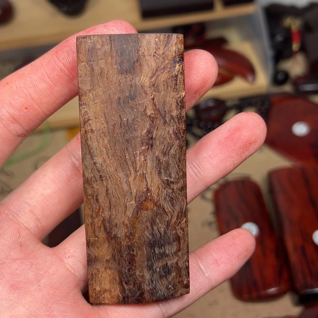 寒***识小叶紫檀把件印度小叶紫檀