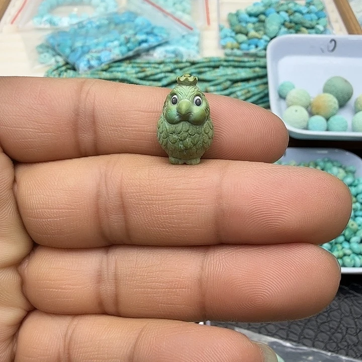 绿松石未镶嵌珠宝半成品