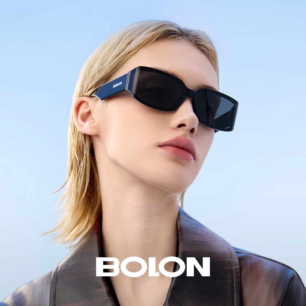BOLON暴龙眼镜防晒遮阳小框太阳镜女护眼曲面屏潮流墨镜男BX5000