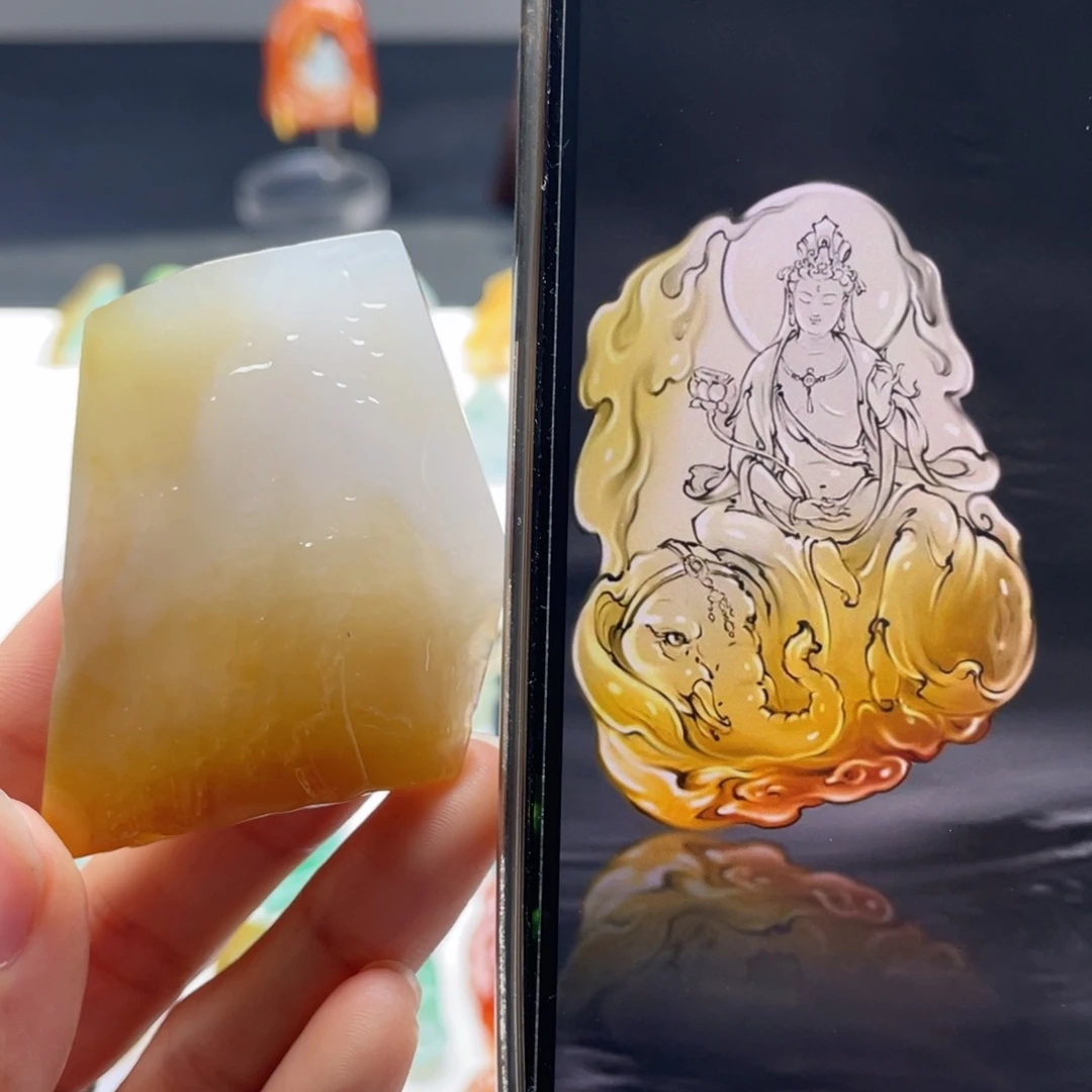 定制翡翠未镶嵌包工