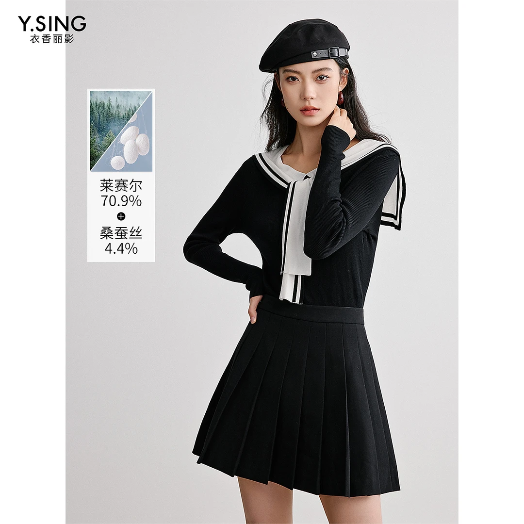 【诗语专属】衣香丽影新款毛针织衫YMS31402109