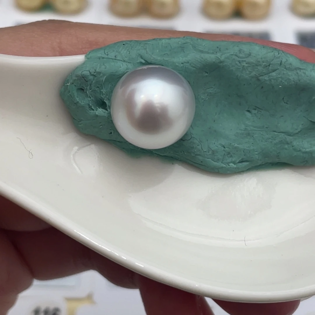 定制海水珍珠裸珠未镶嵌12-13m m