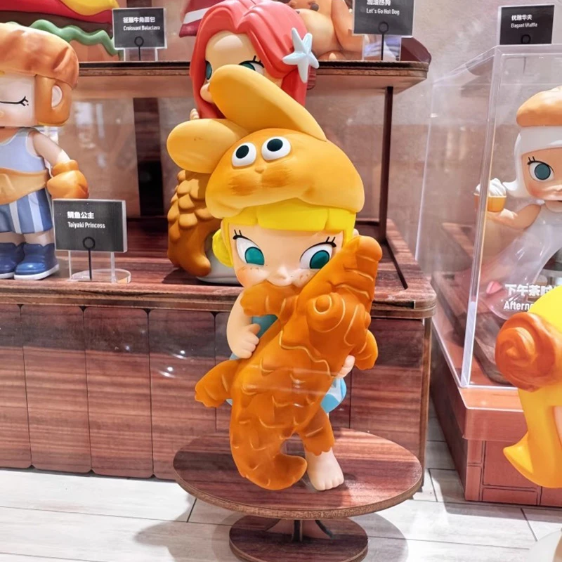 MOLLY面包脑袋系列小熊面包盲盒手办潮玩摆件玩偶公仔车载礼物