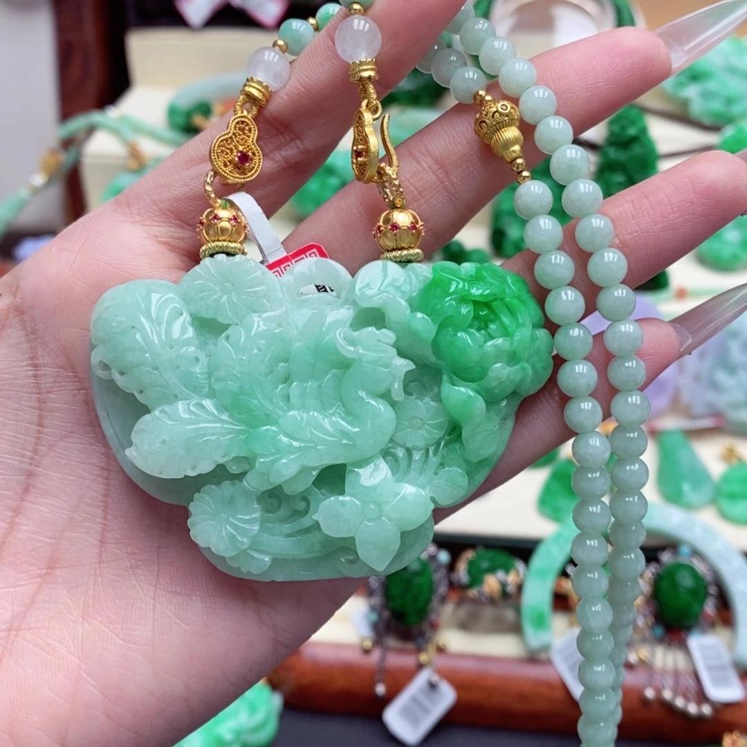 颈饰未镶嵌翡翠翡翠吊坠