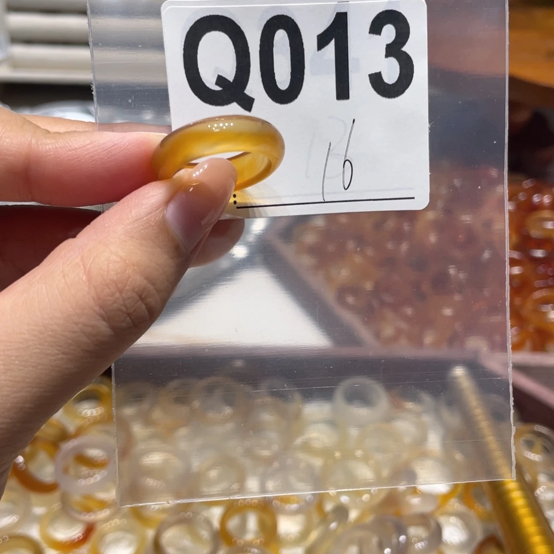 玛瑙/玉髓未镶嵌戒指013