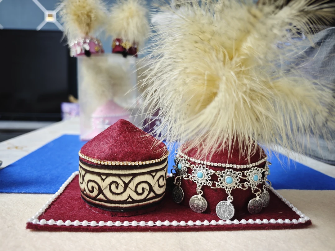 民族风摆件，哈萨克帽子摆件