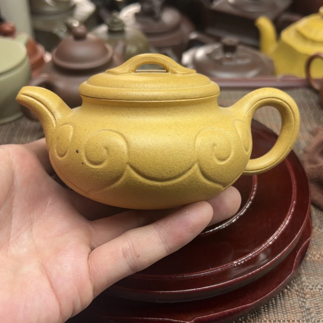 茶壶紫砂宜兴原矿紫砂壶200毫升容量