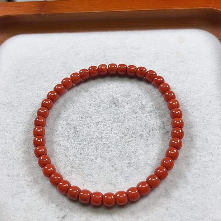南红玛瑙未镶嵌手链
