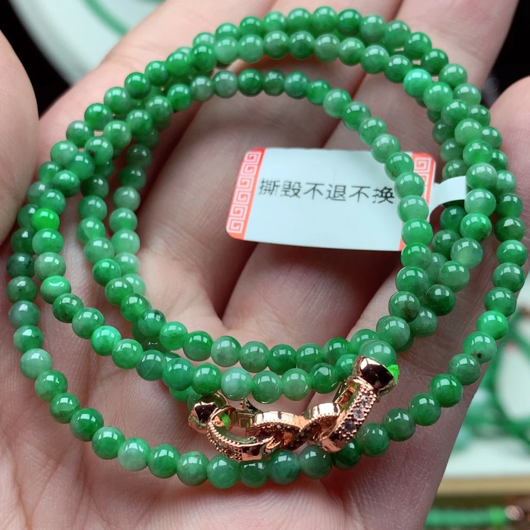 翡翠未镶嵌手链翡翠