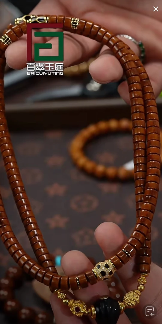 百翠玉庭紫金鼠药片毕业级紫金鼠实心药片7+4脖挂满配款多圈手串