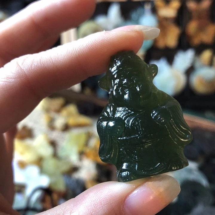 岫玉未镶嵌岫玉挂件