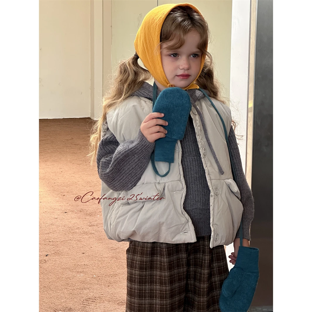 CFZ·25冬~连帽毛衣25425（童装汉服）单里   灰色