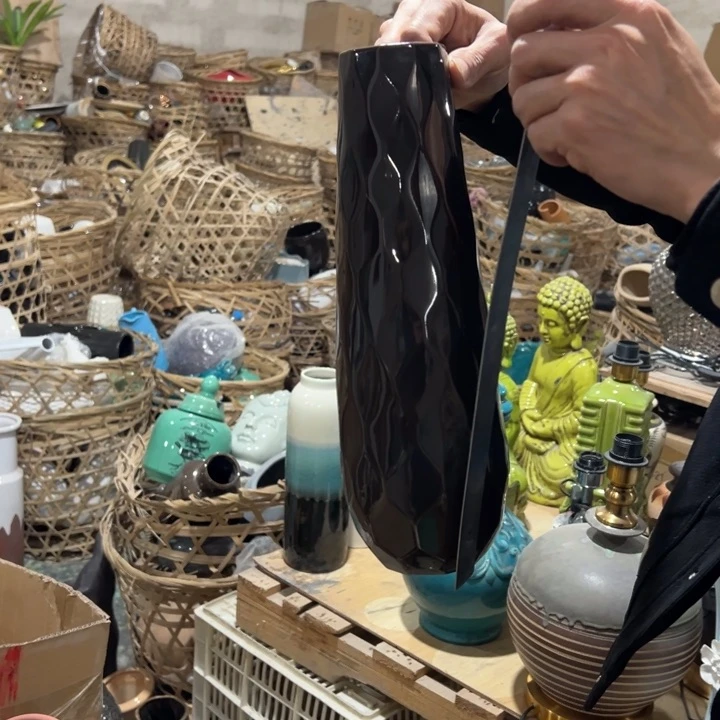 瓶高度36厘米口径6厘米微瑕捡漏针眼