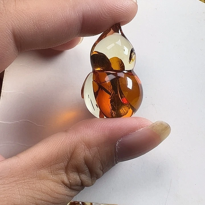琥珀（花珀）未镶嵌颈饰