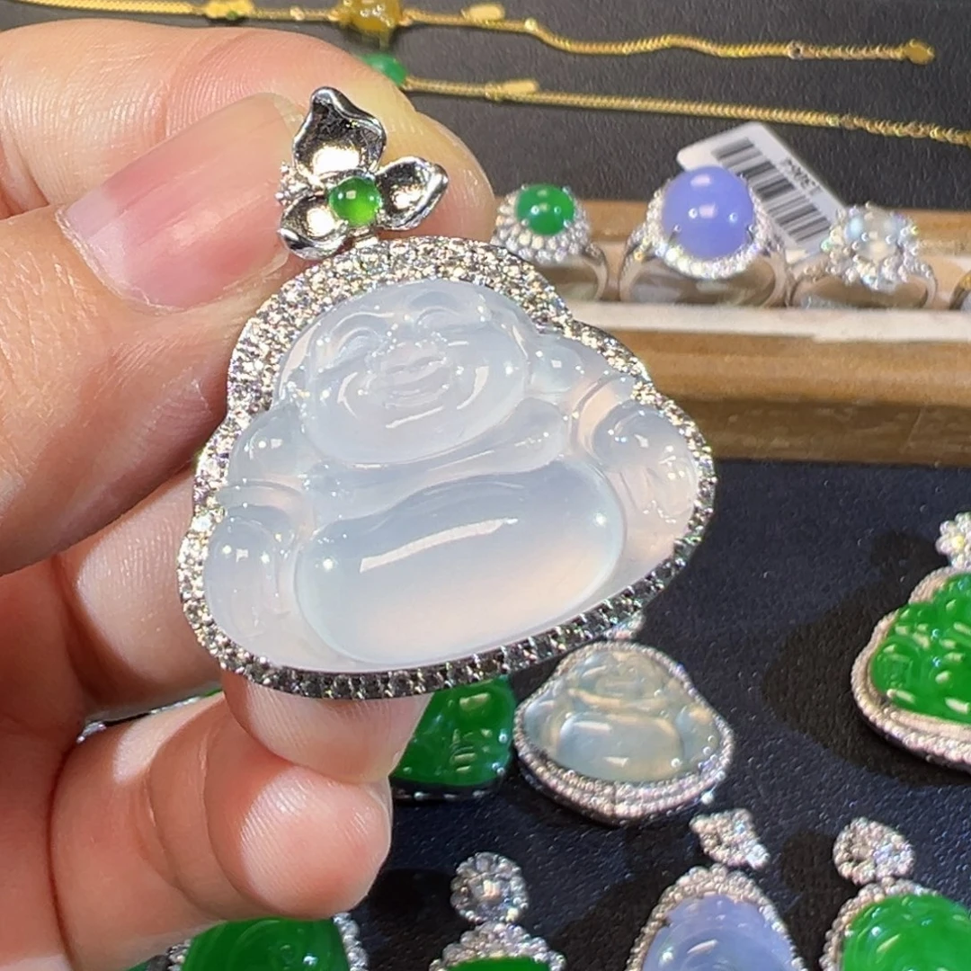 翡翠未镶嵌颈饰缅甸翡翠