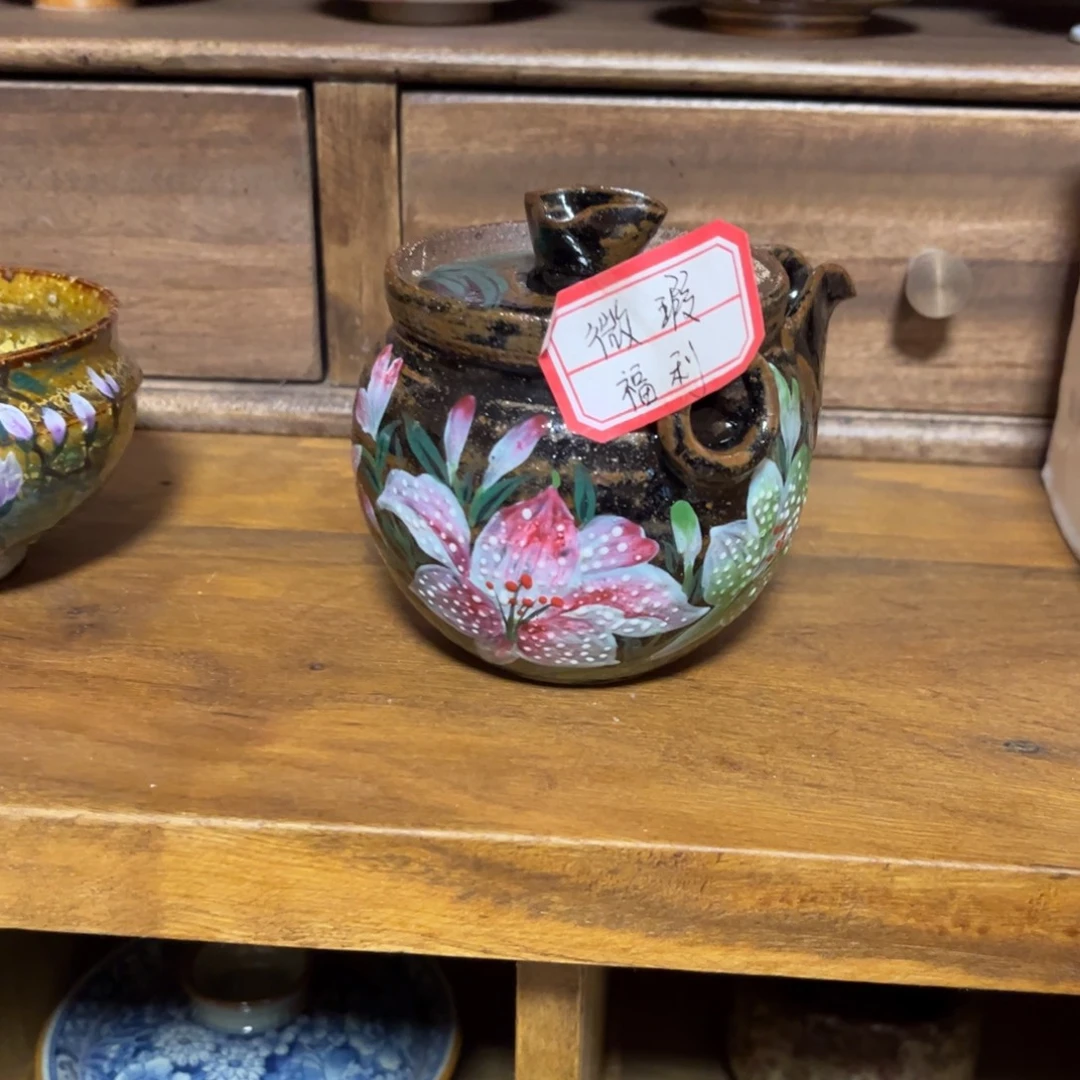 柴烧手工手绘陶瓷