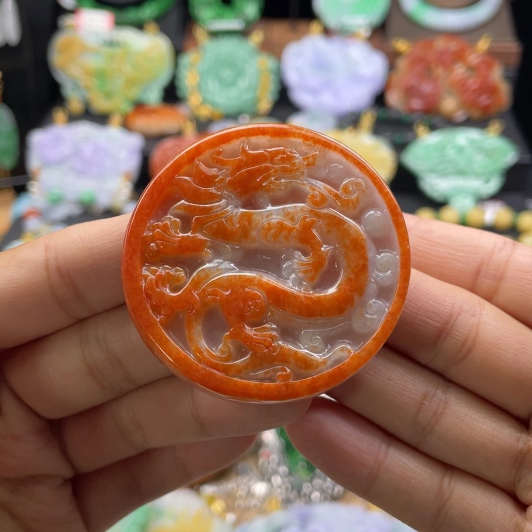翡翠未镶嵌颈饰代编织