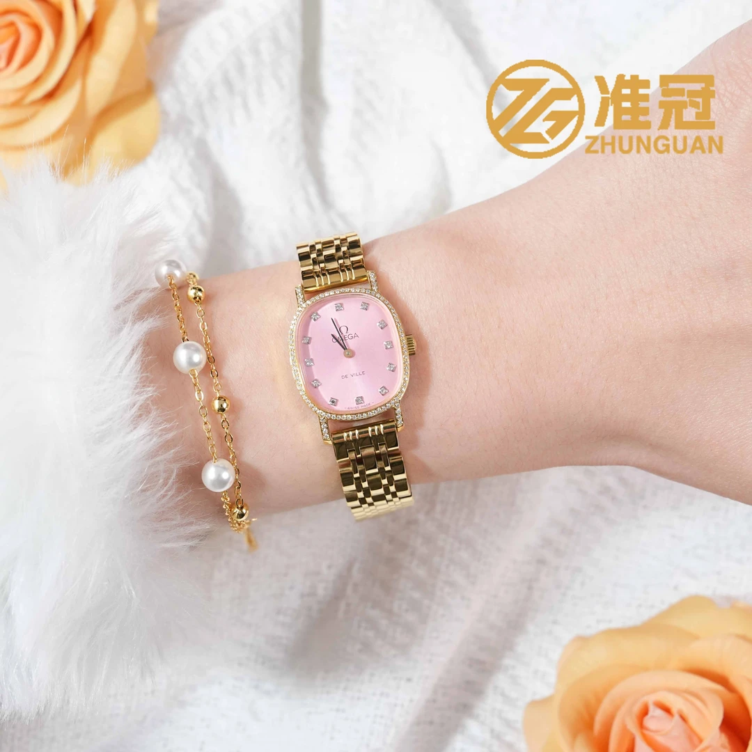 95新 Omega/欧米茄 21.5*24 mm手动机械表YR4914蝶飞系列瑞士名表