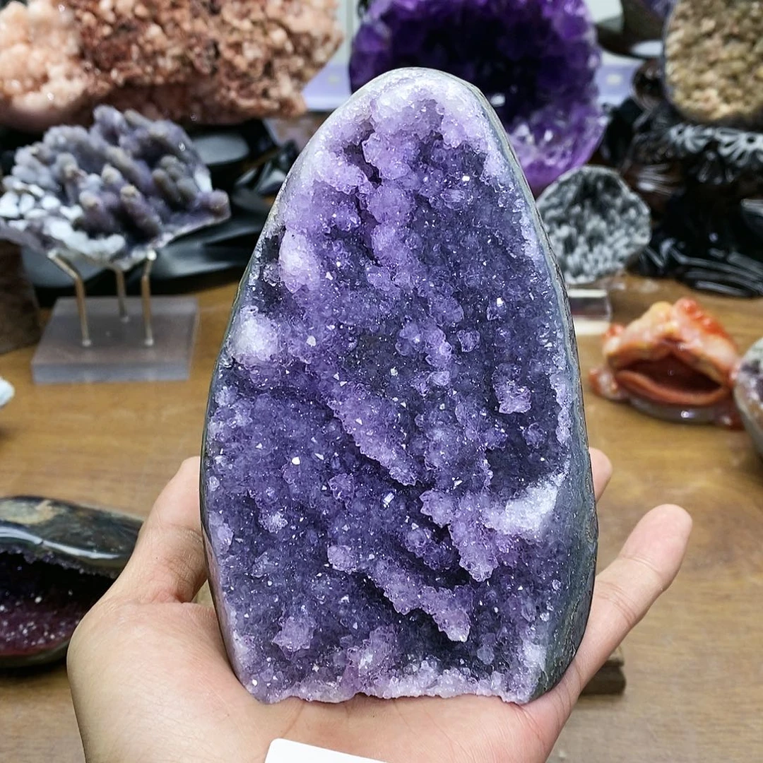大型摆件（非配饰）紫晶未镶嵌