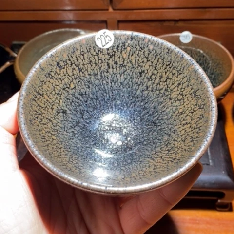 茶盏柴烧手工平口盏