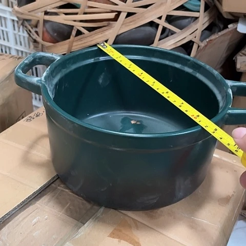 微瑕，明火，口径21高11拖釉，3L