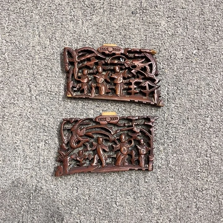 不***席陶瓷古色古香精品木雕