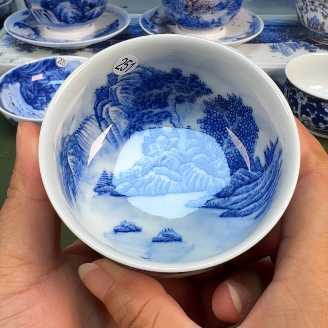 景德镇纯手绘茶具圆圆251