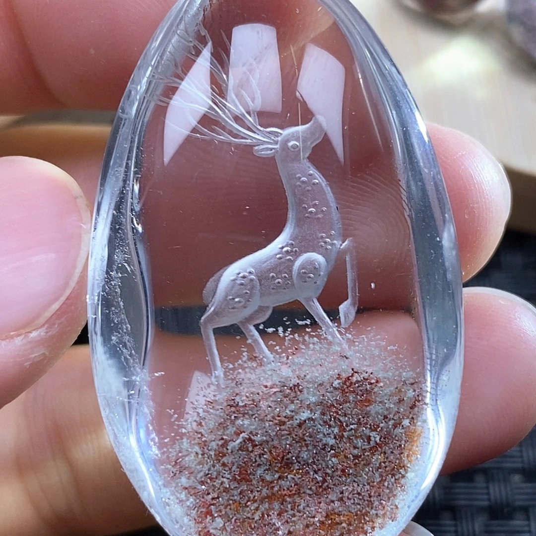 未镶嵌吊坠(不含链)水晶9*k