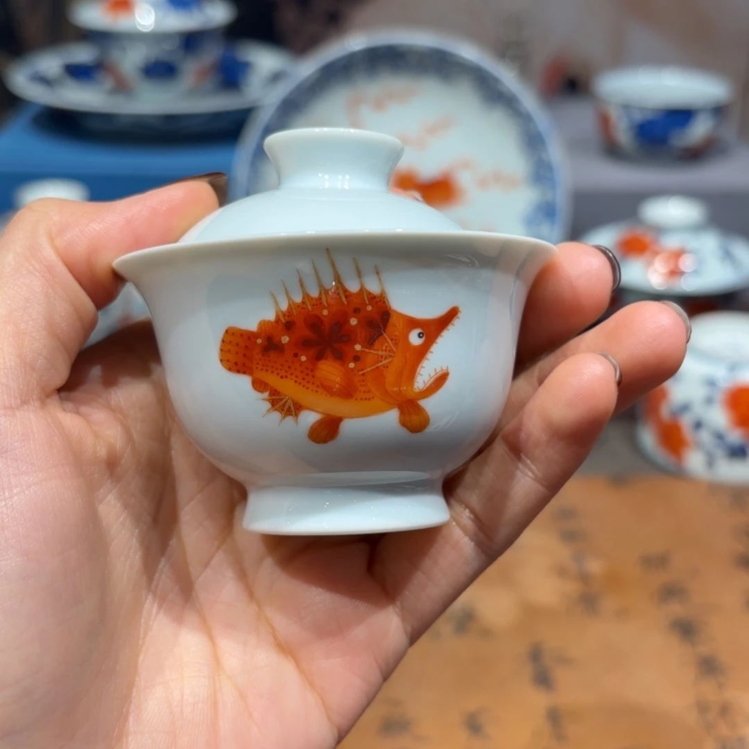 手工手绘陶瓷茶具